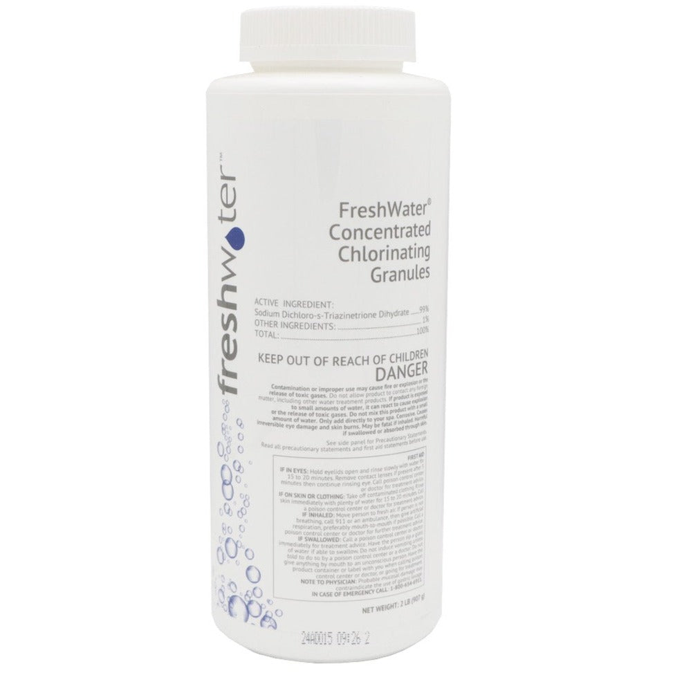 FWTR, CONC CHLORINATING GRANULES 2 LB 12/CS
