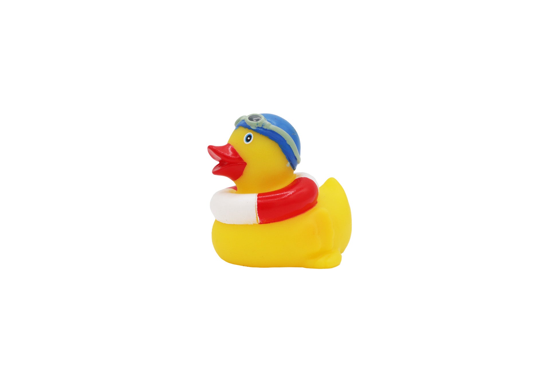 Rubber ducky with life preserver