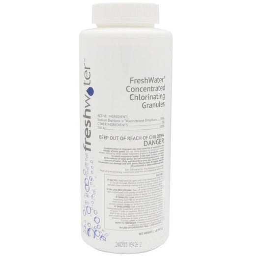 FWTR, CONC CHLORINATING GRANULES 2 LB 12/CS